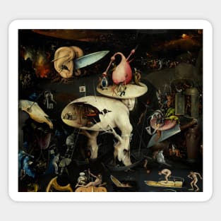 HELL  Tree Man by Hieronymus Bosch Sticker